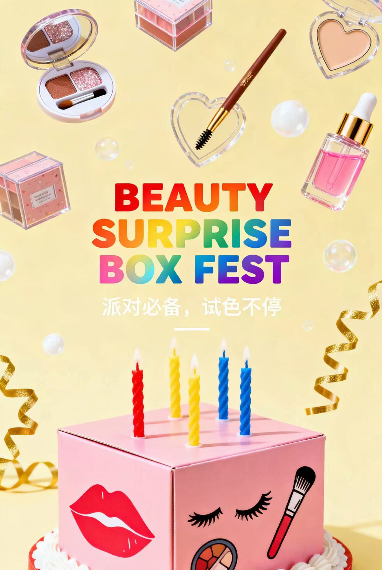主题盲盒试色派对