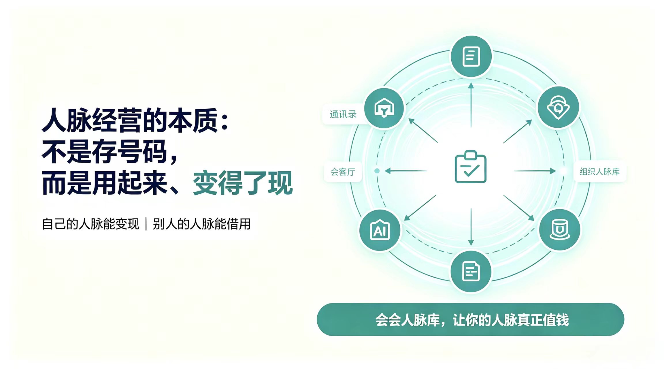 人脉经营的本质：不是存号码，而是用起来、变得了现